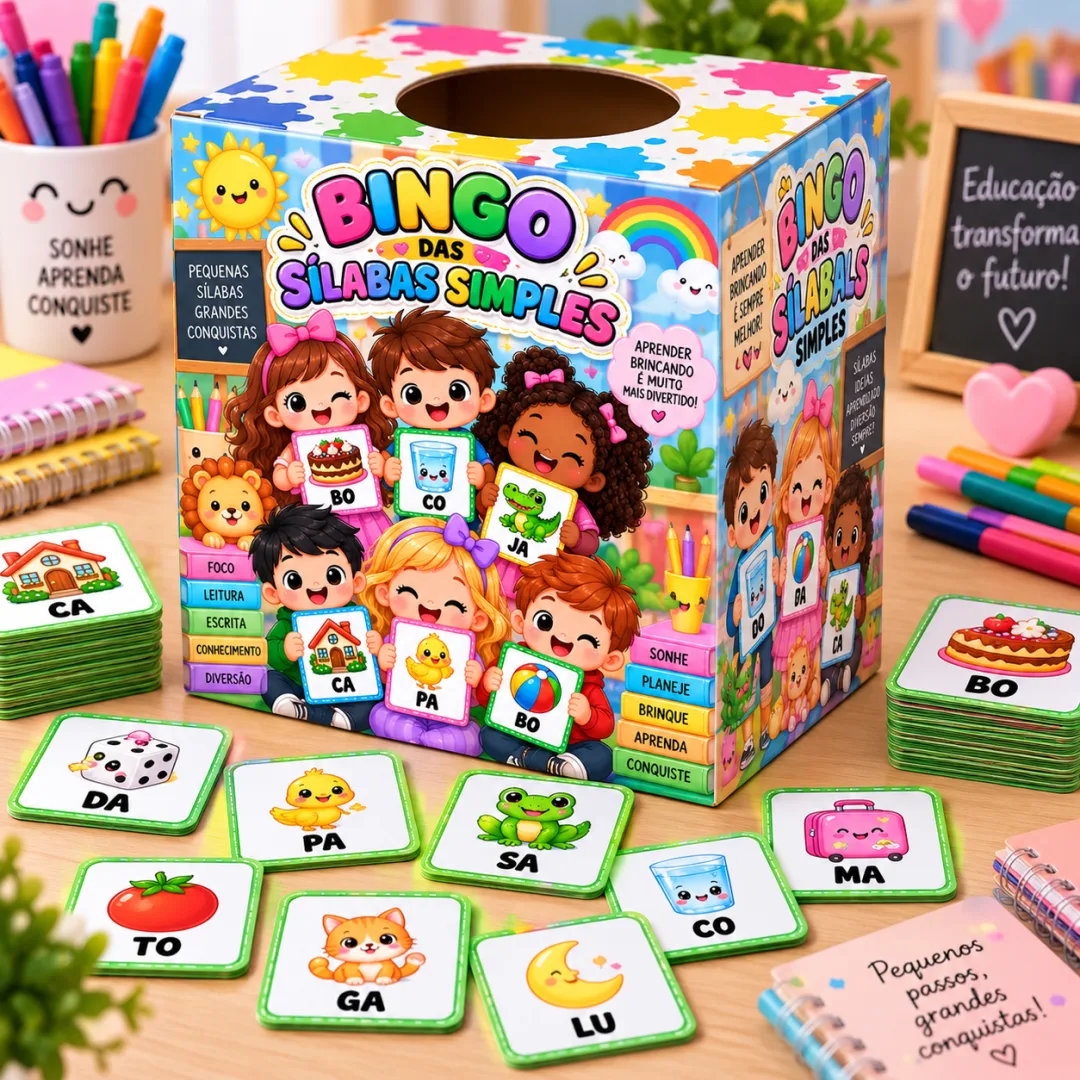 Bingo das Sílabas Simples - Educação Infantil - Arquivo digital — imagem 6