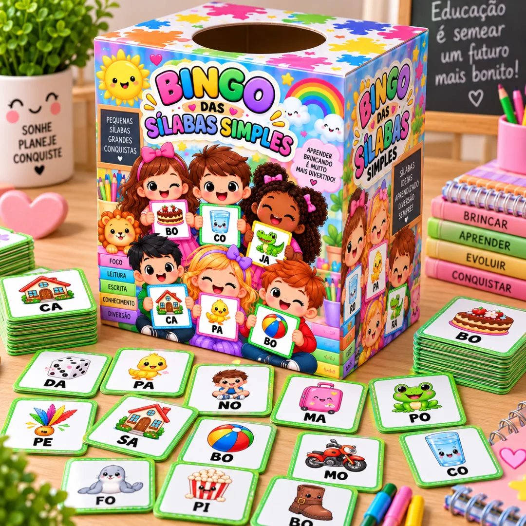 Bingo das Sílabas Simples - Educação Infantil - Arquivo digital — imagem 4