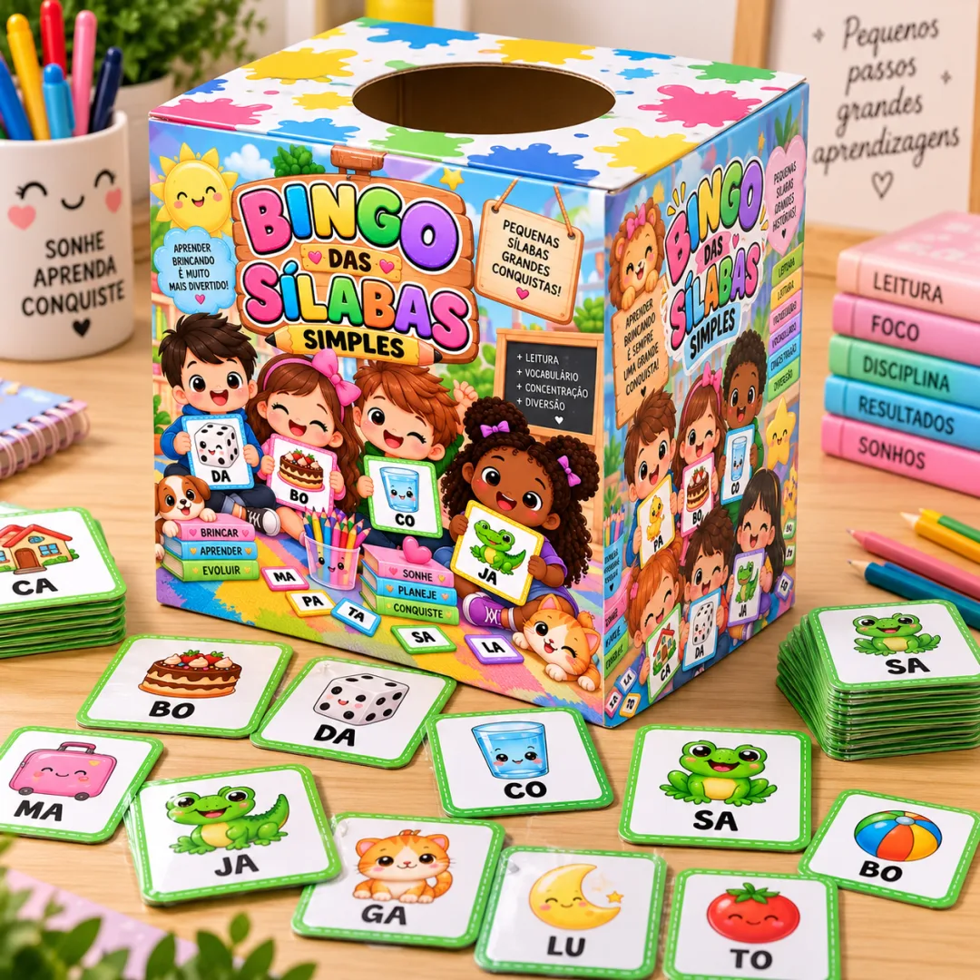 Bingo das Sílabas Simples - Educação Infantil - Arquivo digital — imagem 5