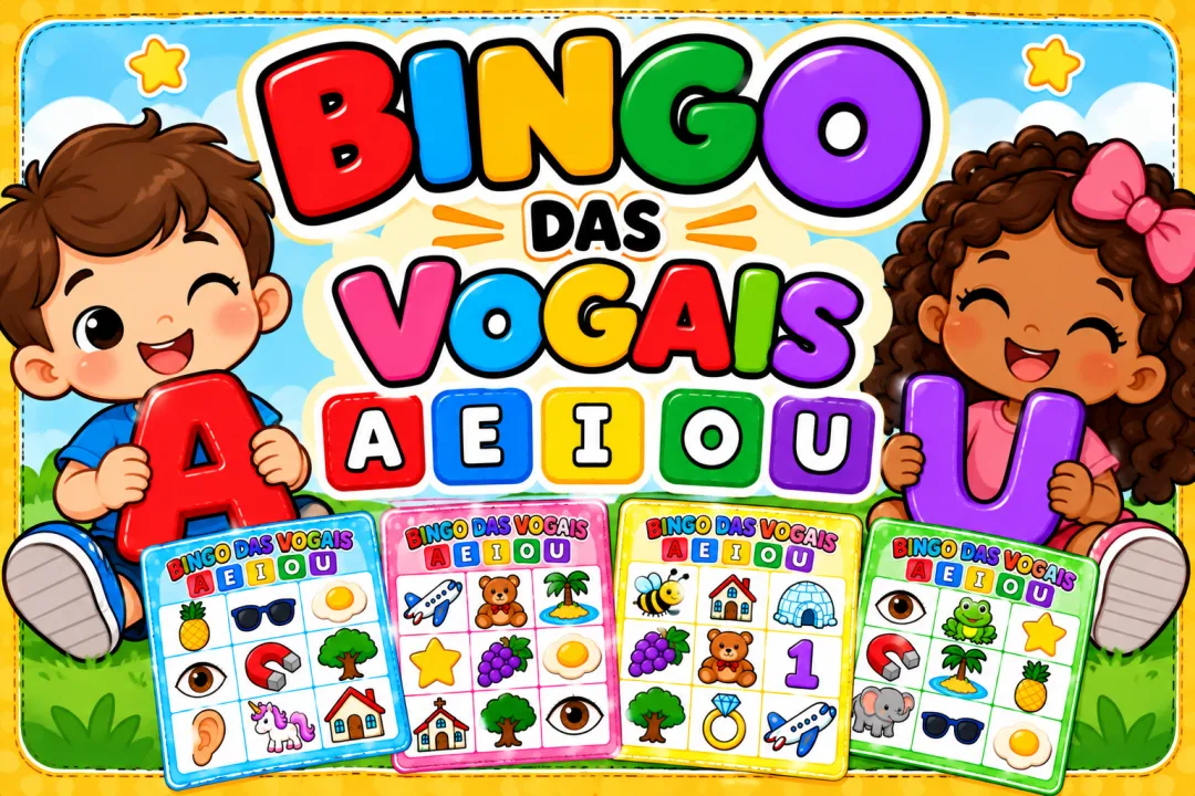 Bingo das Vogais - Educação Infantil - PDF — imagem 2
