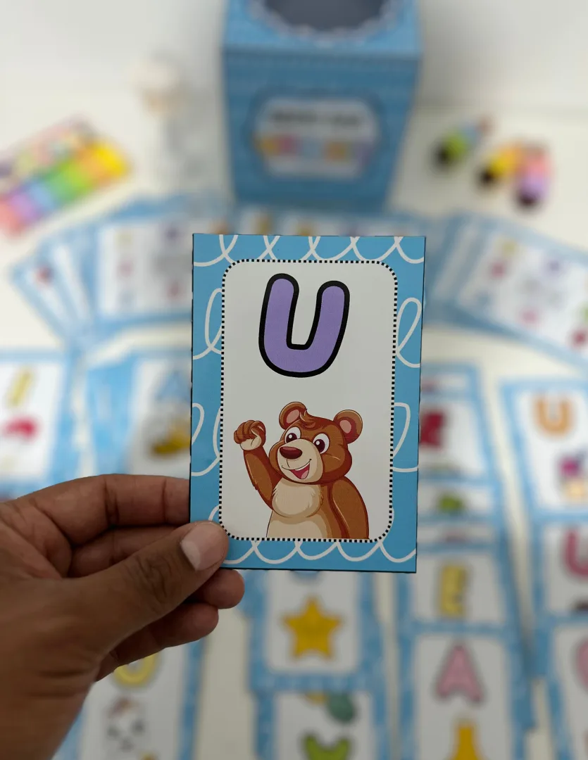 Bingo das Vogais em PDF - Ensino Fundamental — imagem 2
