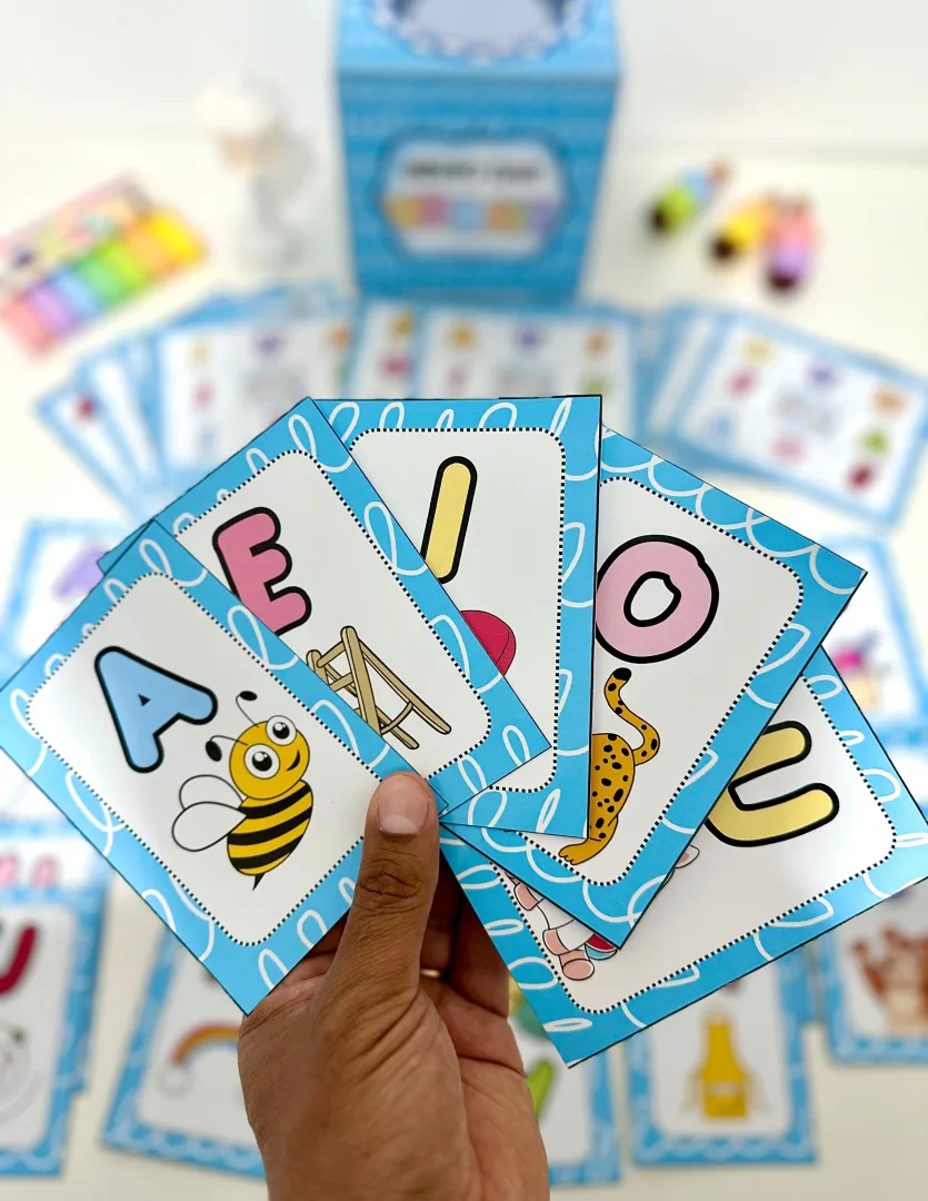 Bingo das Vogais em PDF - Ensino Fundamental — imagem 5