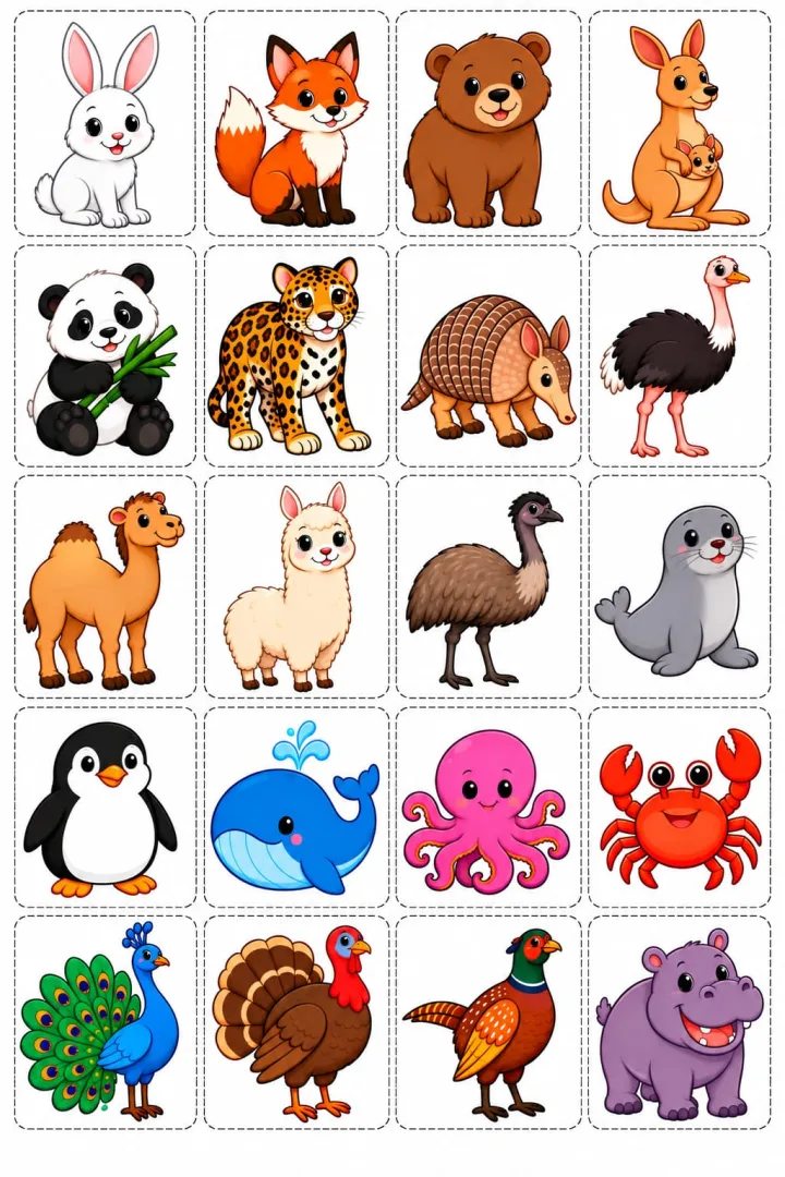 Bingo de Animais - Educação Infantil e 1º/2º Ano - PDF — imagem 2