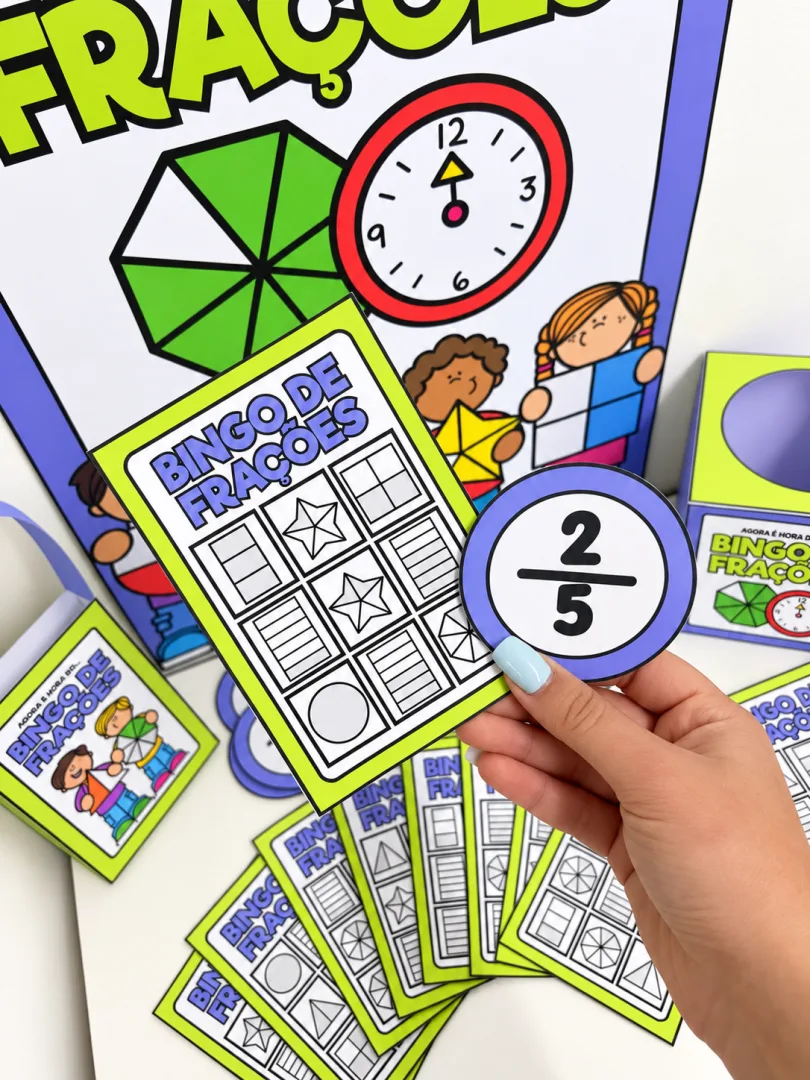 Bingo de Frações | Jogo de Matemática para Ensino Fundamental — imagem 2