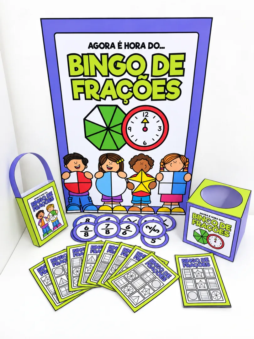 Bingo de Frações | Jogo de Matemática para Ensino Fundamental — imagem 3
