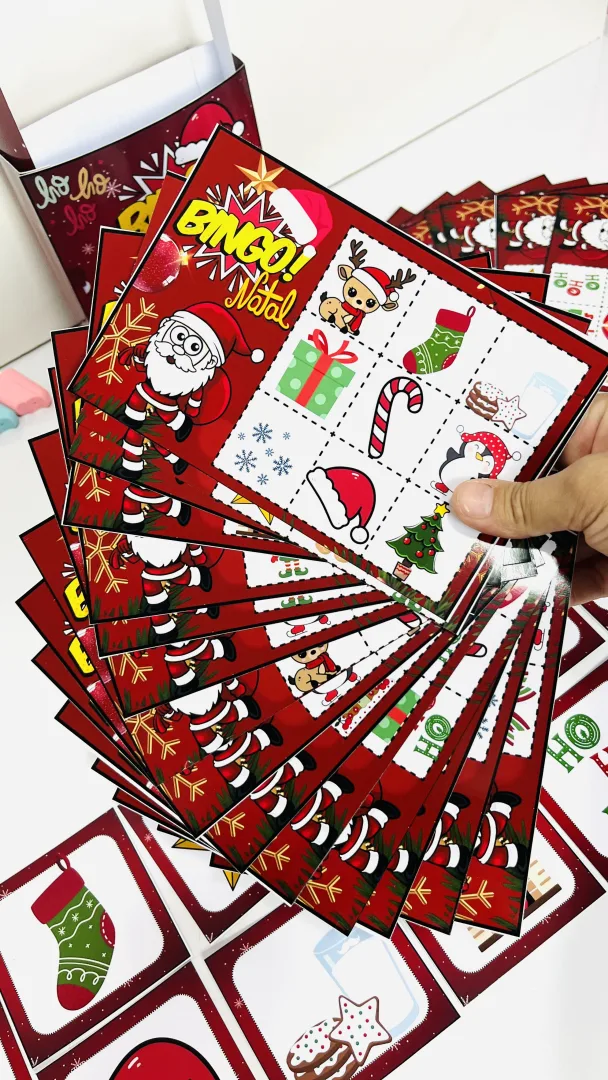 Bingo de Natal para Educação Infantil – 30 Cartelas em PDF — imagem 2