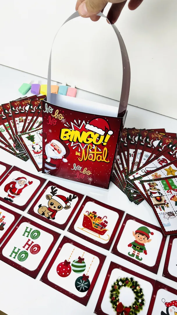 Bingo de Natal para Educação Infantil – 30 Cartelas em PDF — imagem 3