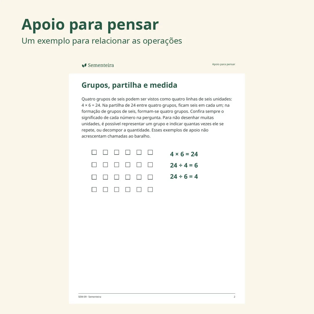 Bingo de Relações: multiplicação e divisão — imagem 3
