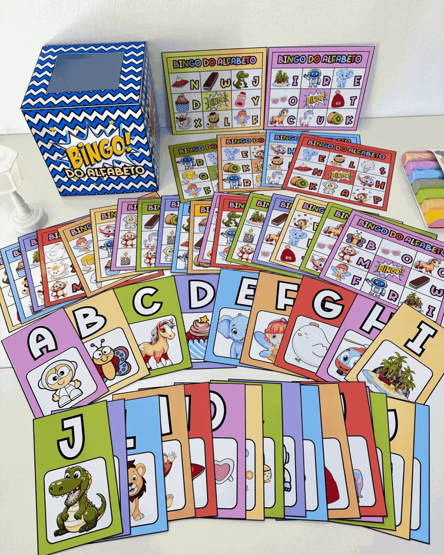 Bingo do Alfabeto - Educação Infantil - PDF com 26 páginas — imagem 2