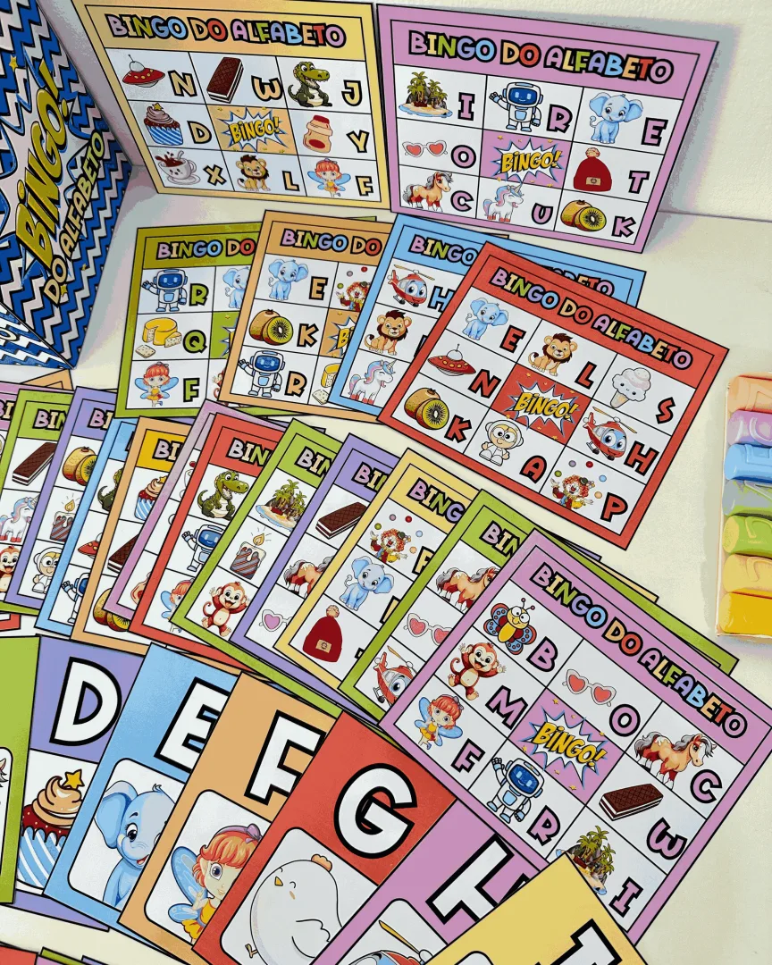 Bingo do Alfabeto - Educação Infantil - PDF com 26 páginas — imagem 4