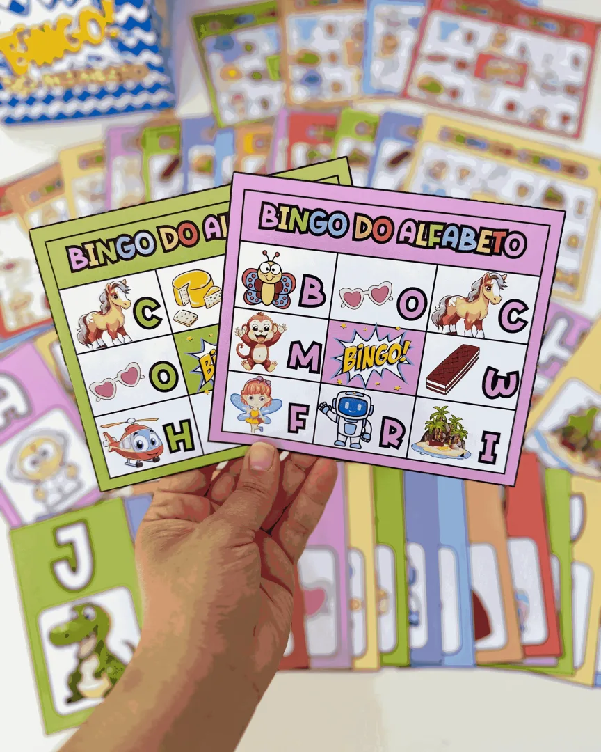 Bingo do Alfabeto - Educação Infantil - PDF com 26 páginas — imagem 5