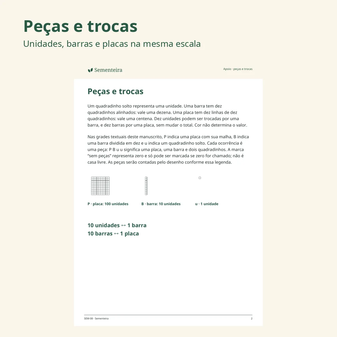 Bingo do Material Dourado: contar, trocar e representar — imagem 3
