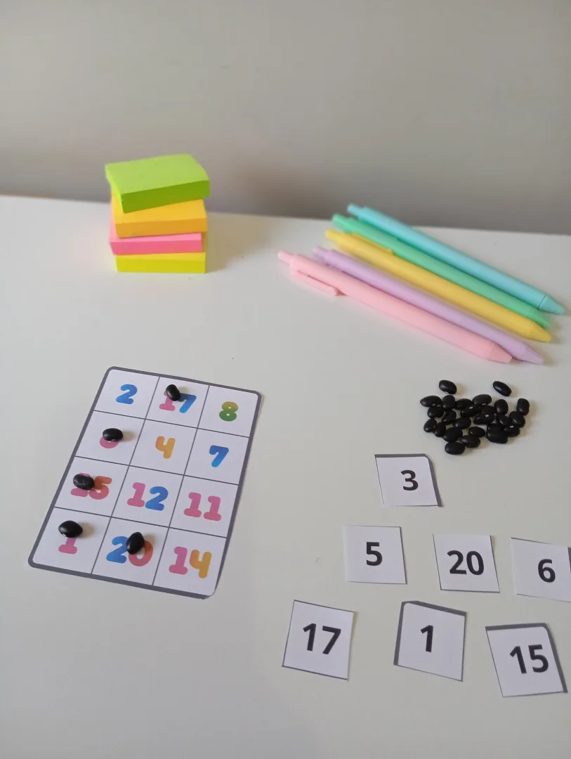  Bingo dos Números de 1 ao 20  — imagem 2