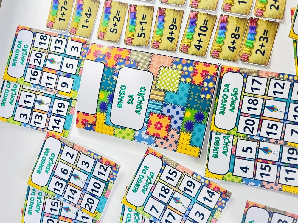 Bingo Junino da Adição — Pronto para Imprimir — imagem 2