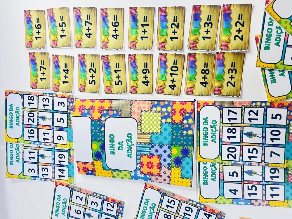 Bingo Junino da Adição — Pronto para Imprimir — imagem 3