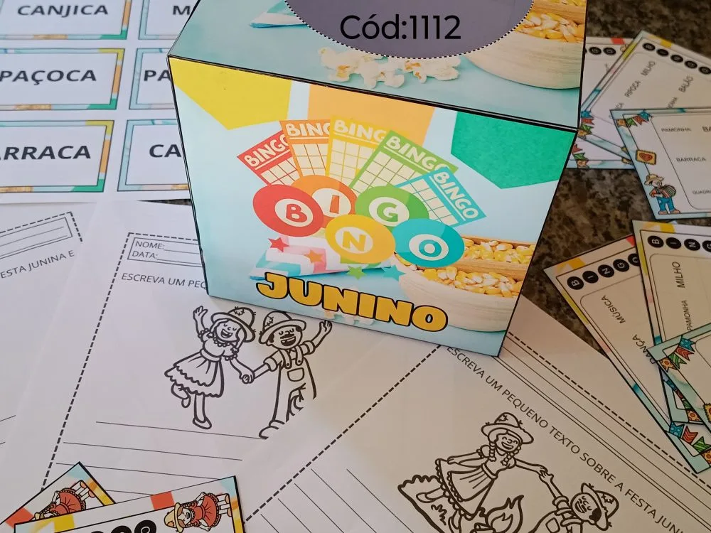 Bingo Junino — Pronto para Imprimir — imagem 2
