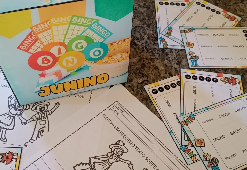 Bingo Junino — Pronto para Imprimir — imagem 3