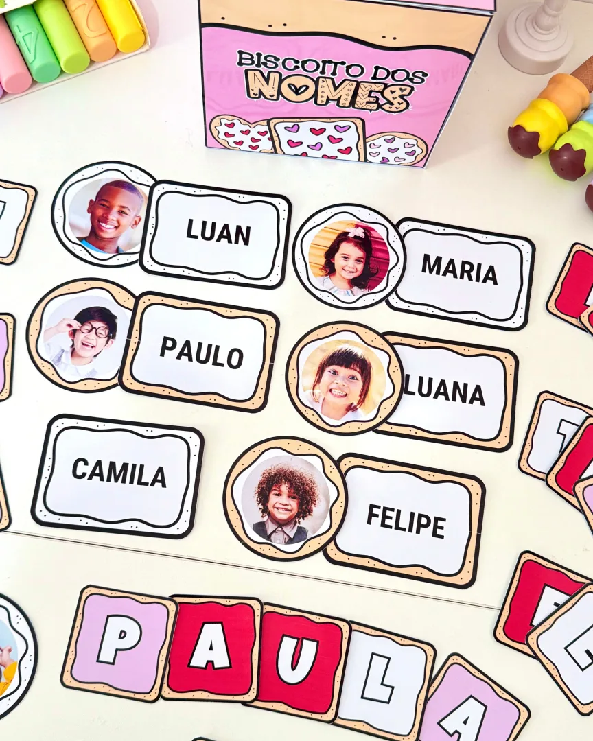  Biscoito dos Nomes -Atividade Nome Próprio na Educação Infantil em PDF — imagem 5