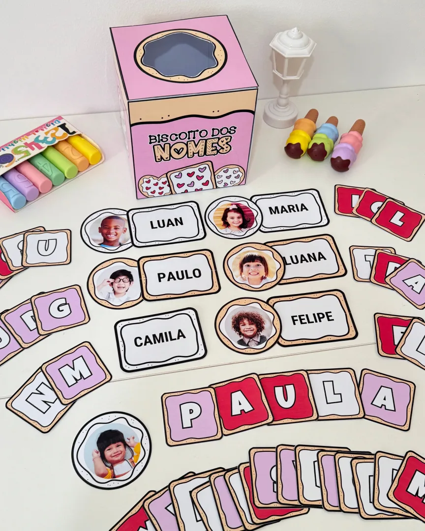  Biscoito dos Nomes -Atividade Nome Próprio na Educação Infantil em PDF — imagem 6