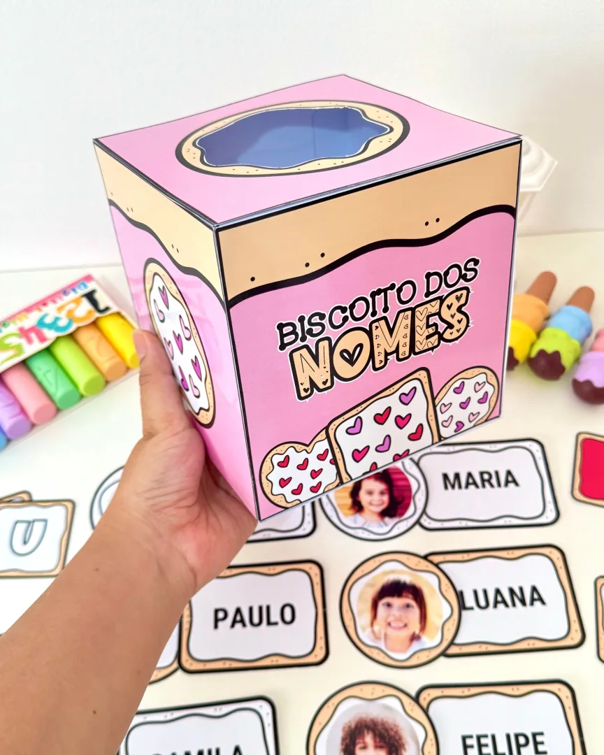  Biscoito dos Nomes -Atividade Nome Próprio na Educação Infantil em PDF — imagem 3