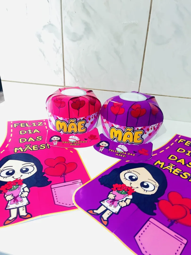 Boné e Avental Dia das Mães — Pronto para Imprimir — imagem 2