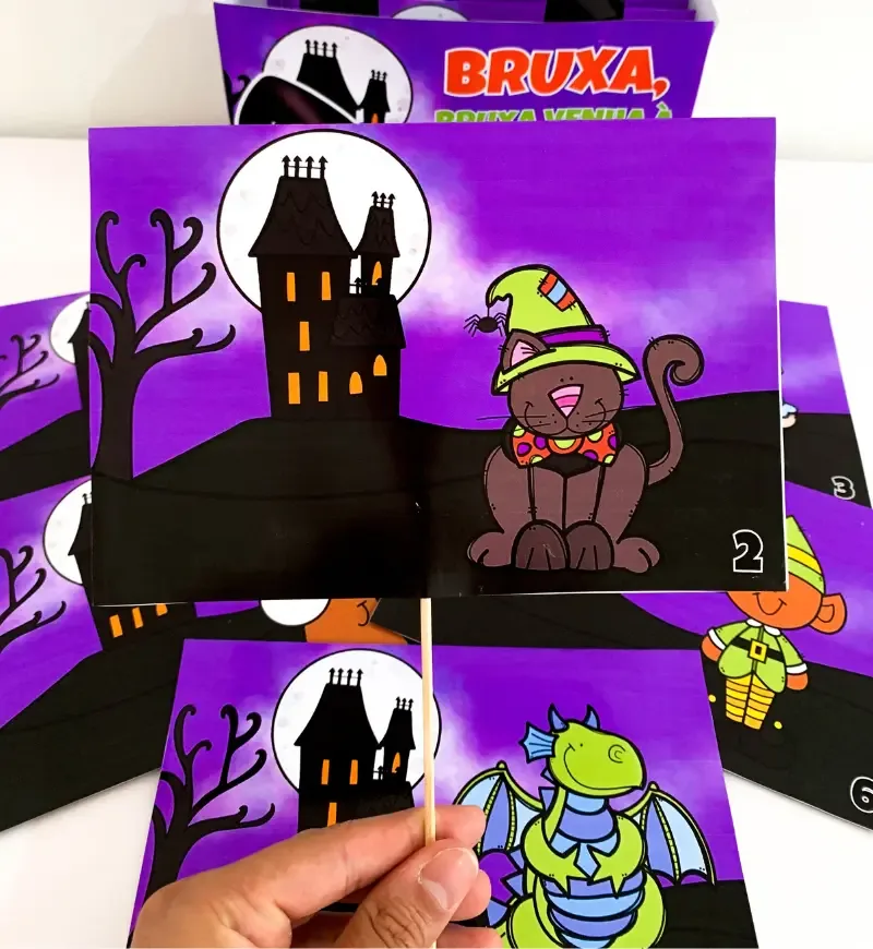 Bruxa, Venha à Minha Festa - História na Maleta PDF para Educação Infantil e Anos Iniciais — imagem 4