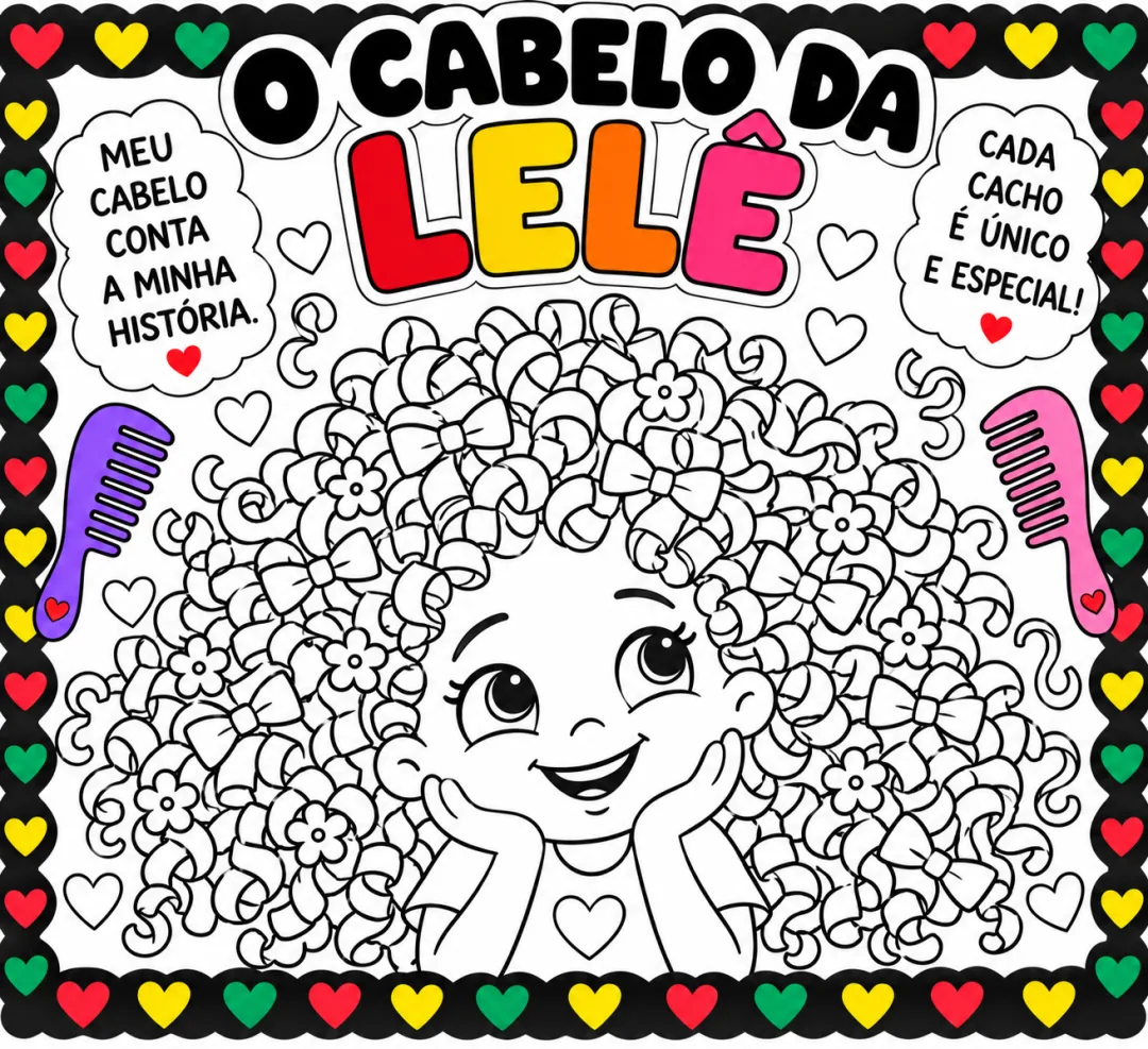 Cartaz Coletivo o Cabelo da Lelê - PDF - Educação Infantil — imagem 6