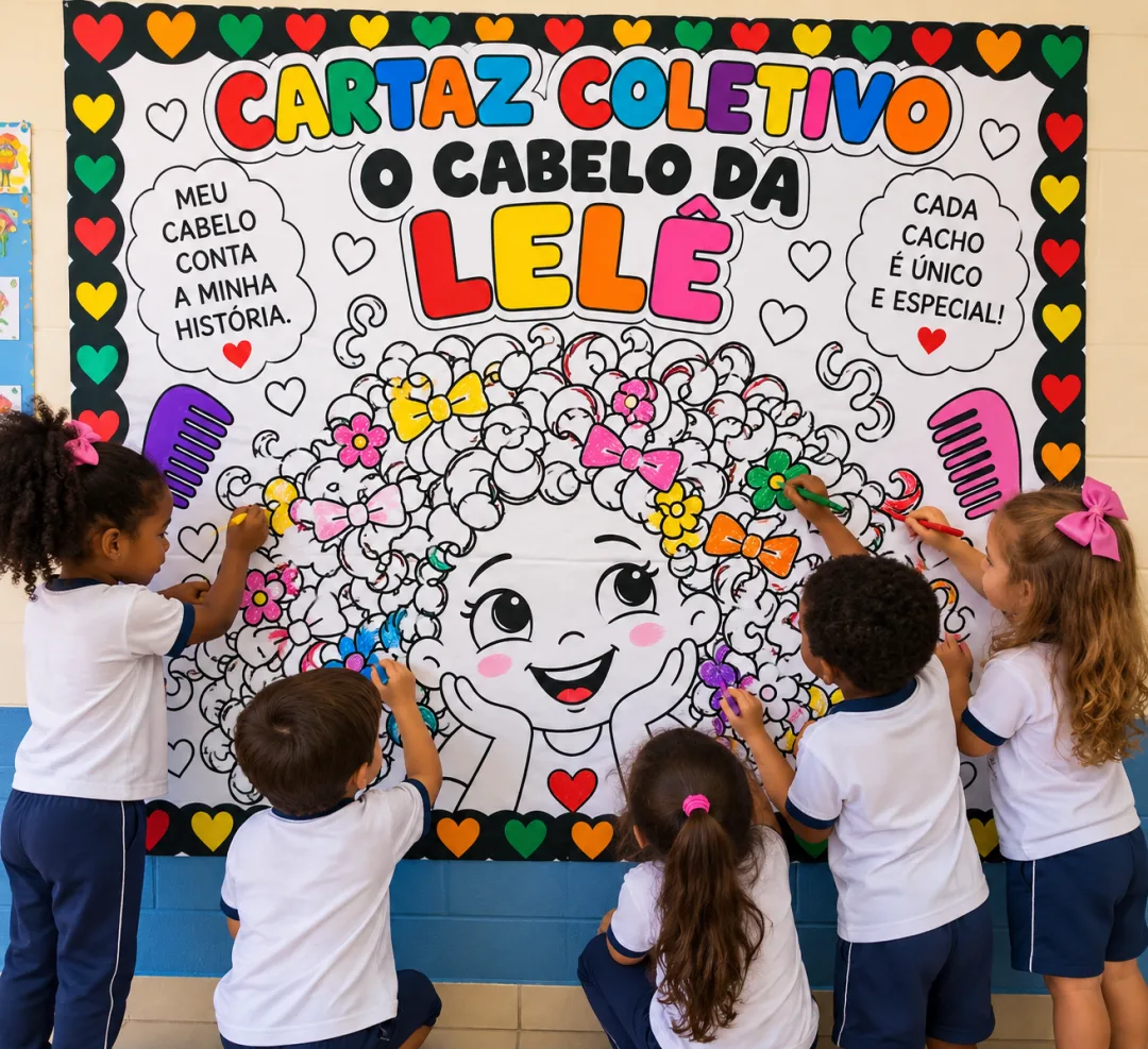 Cartaz Coletivo o Cabelo da Lelê - PDF - Educação Infantil — imagem 5