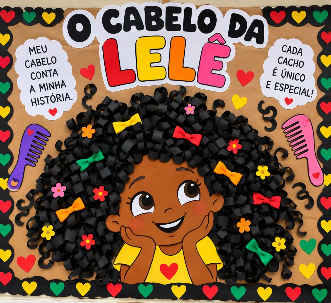 Cartaz Coletivo o Cabelo da Lelê - PDF - Educação Infantil — imagem 4