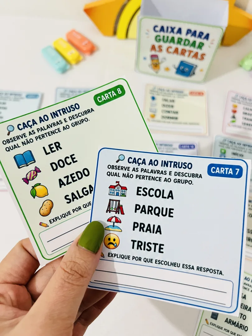 🔎✨ CAÇA AO INTRUSO – LÍNGUA PORTUGUESA ✨🔎 — imagem 3
