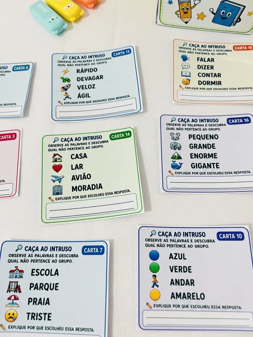 🔎✨ CAÇA AO INTRUSO – LÍNGUA PORTUGUESA ✨🔎 — imagem 2