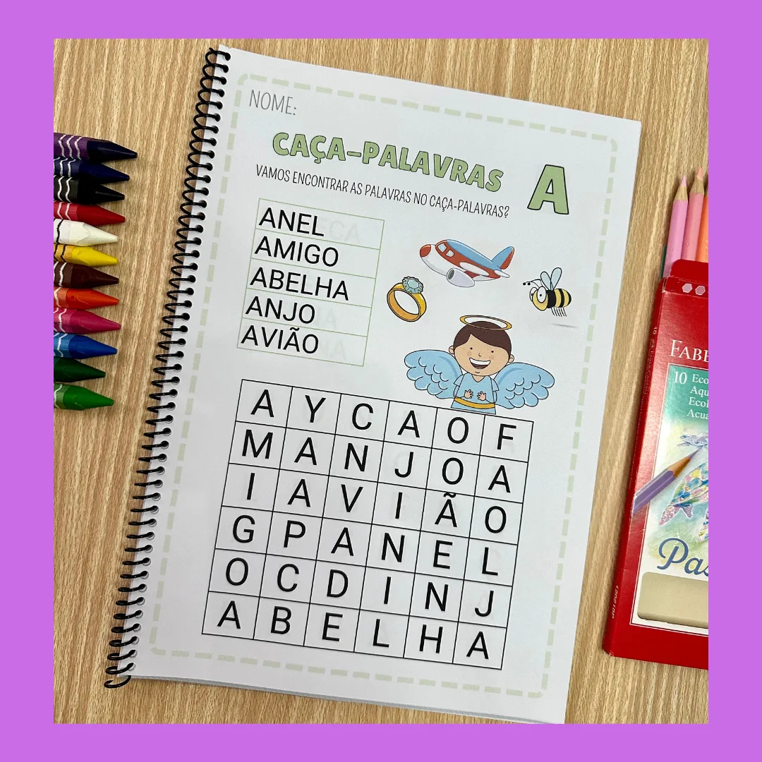 CAÇA PALAVRAS ALFABETIZAÇÃO — imagem 3