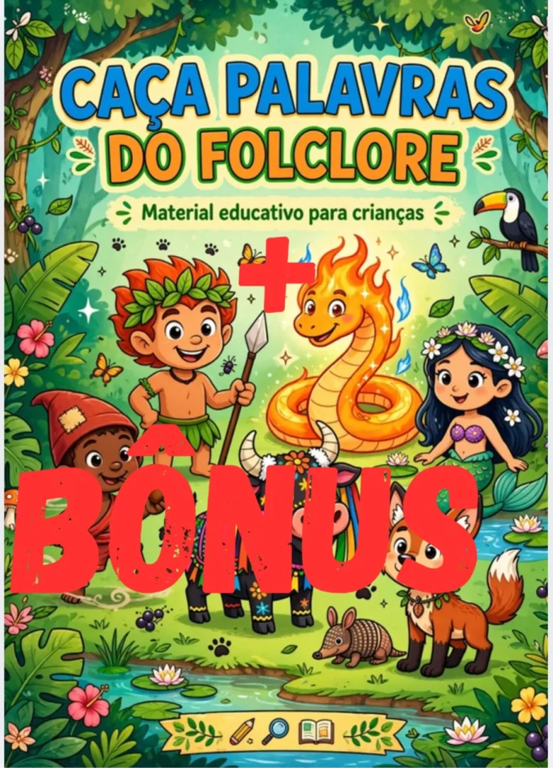 Caça Palavras Folclore - PDF com Bônus — imagem 2