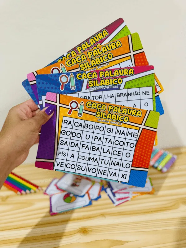 CAÇA PALAVRAS SILÁBICO — imagem 2
