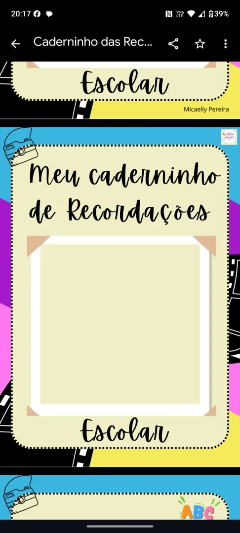 Caderninho da Recordação — Pronto para Imprimir — imagem 3