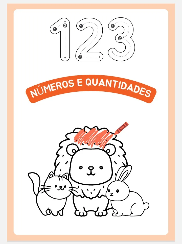 Caderno de Atividades - Educação Infantil - Números e Quantidades - PDF — imagem 2