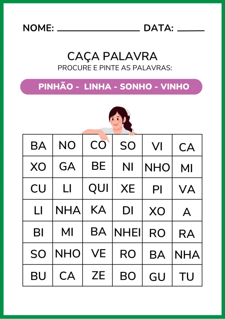 Caderno de Sílabas Complexas – 56 Páginas | Alfabetização em PDF — imagem 3