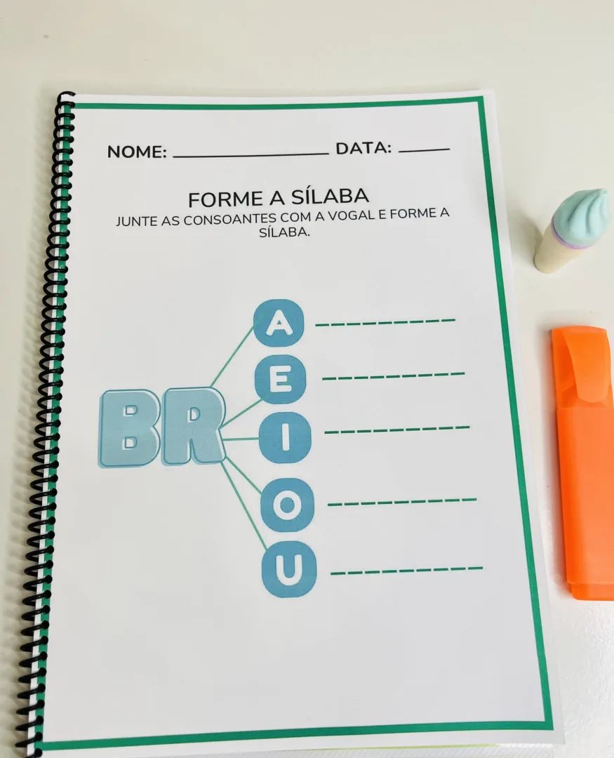 Caderno Sílabas Complexas 51 Pág. Para Ensino Fundamental em PDF — imagem 2