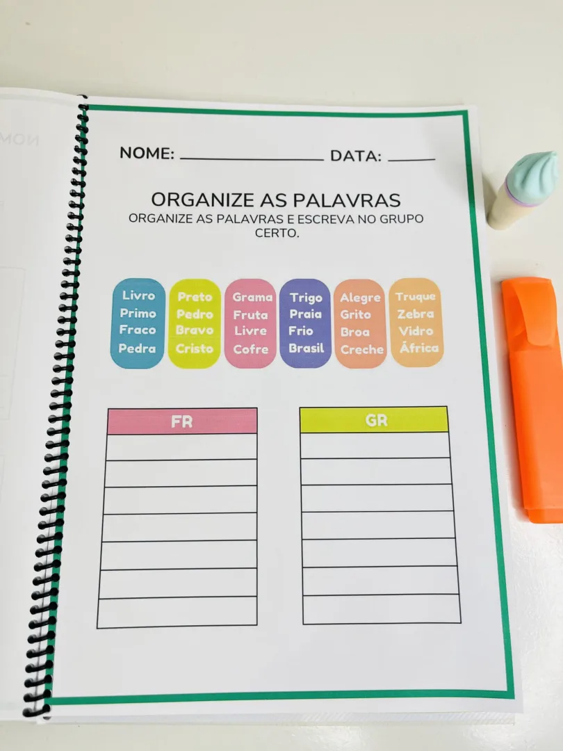 Caderno Sílabas Complexas 51 Pág. Para Ensino Fundamental em PDF — imagem 4