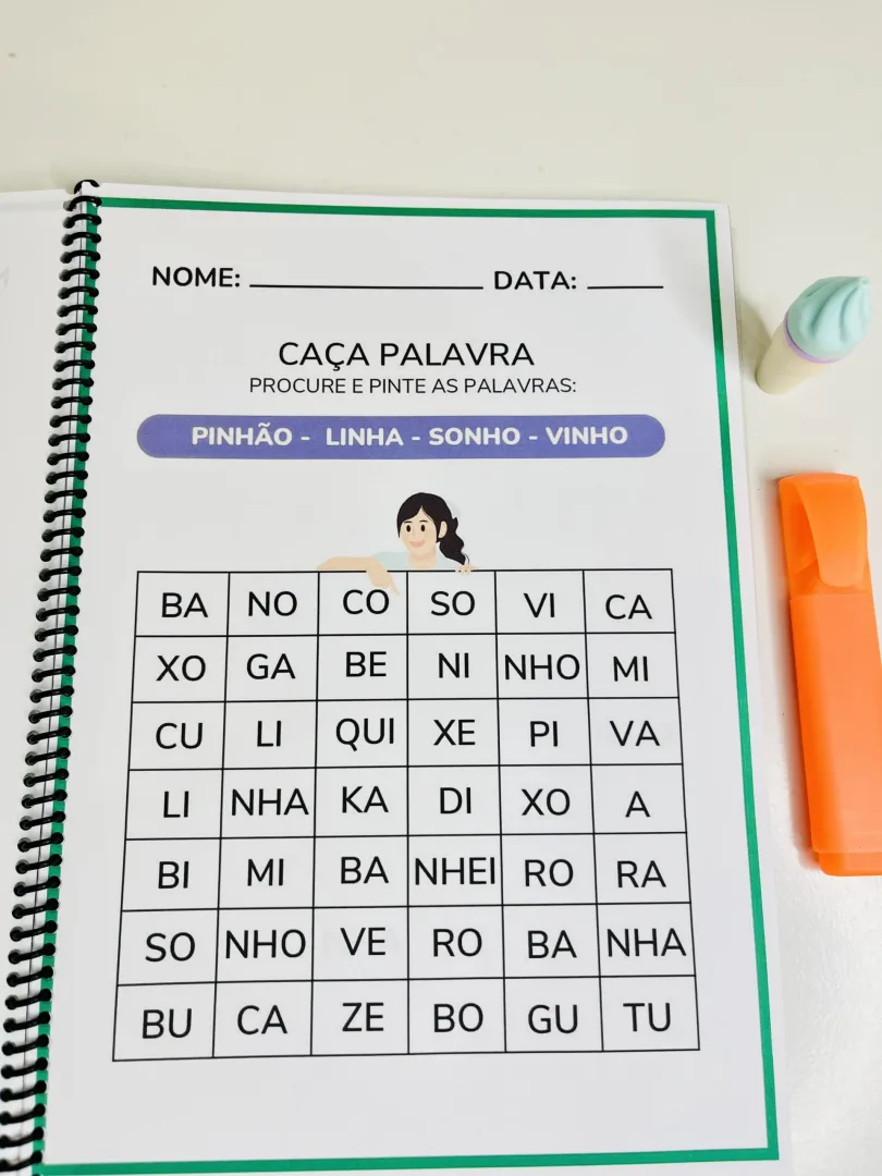 Caderno Sílabas Complexas 51 Pág. Para Ensino Fundamental em PDF — imagem 5