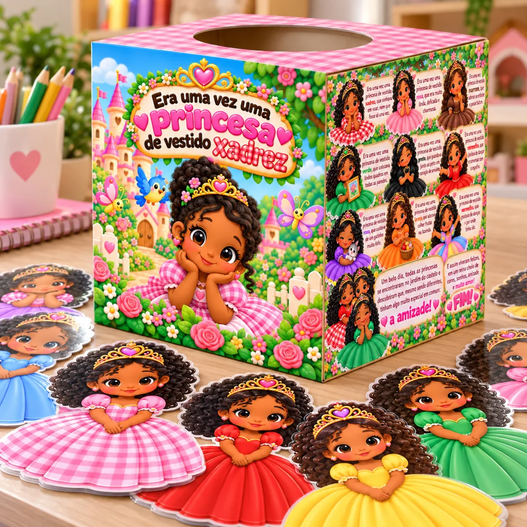Caixa A Princesa Do Vestido Xadrez - Educação Infantil - Arquivo Digital — imagem 5
