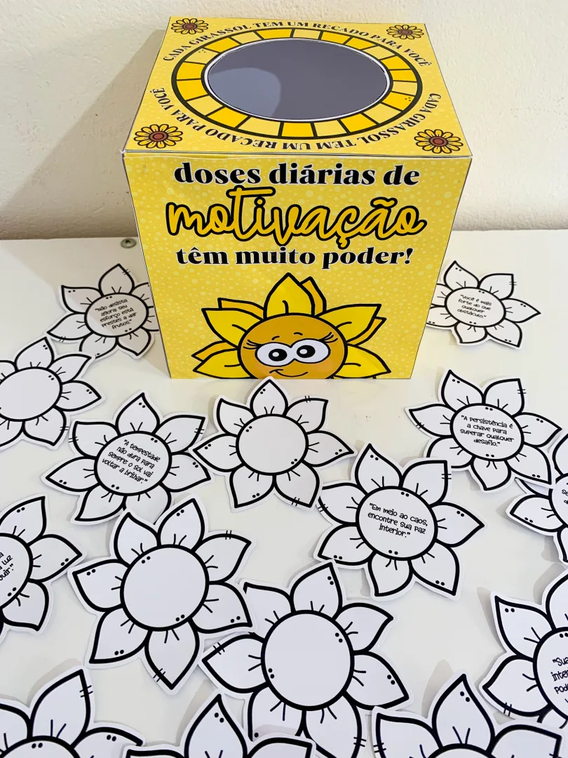 Caixa com Cartões Motivacionais – Setembro Amarelo — imagem 3