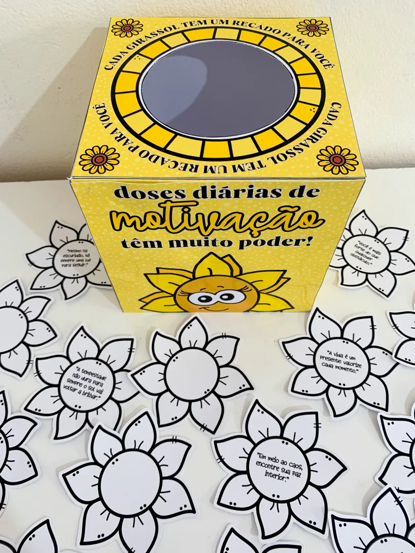 Caixa das Flores Motivacionais | Setembro Amarelo — imagem 2
