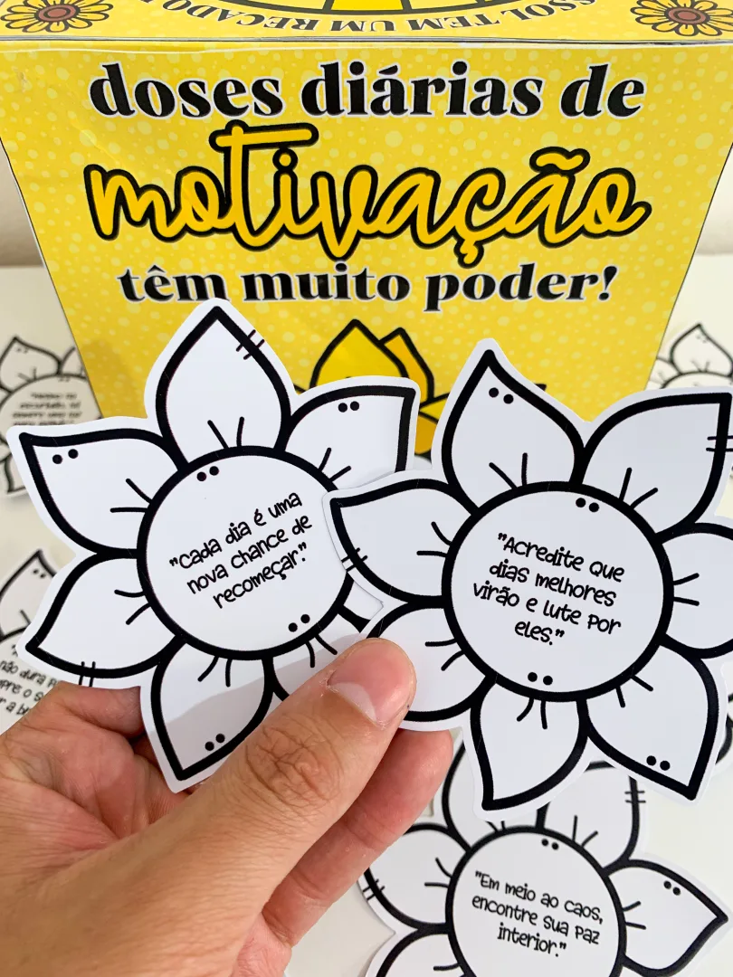 Caixa das Flores Motivacionais | Setembro Amarelo — imagem 3