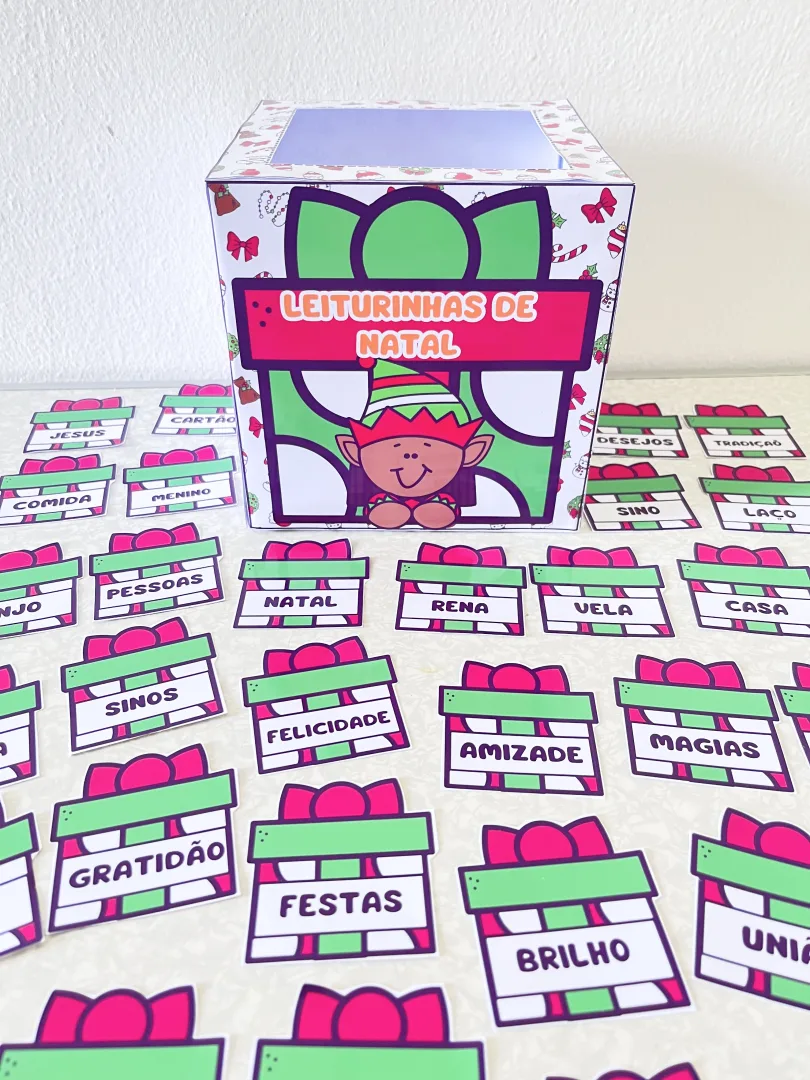 Jogo - Caixa de Leiturinhas de natal . Ensino fundamental — imagem 2