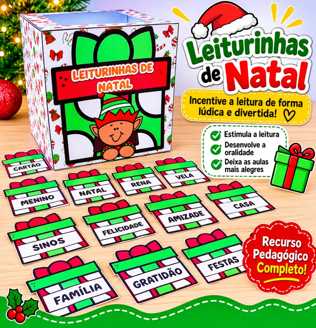 Jogo - Caixa de Leiturinhas de natal . Ensino fundamental — imagem 4