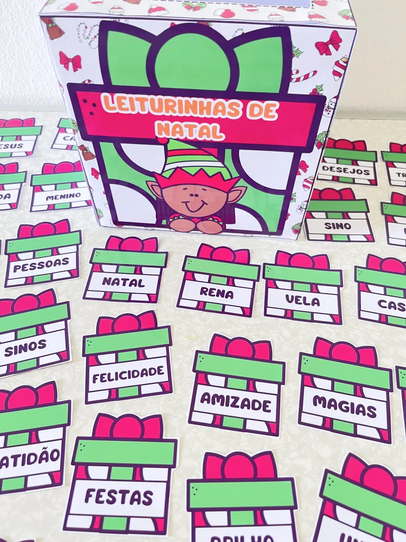 Jogo - Caixa de Leiturinhas de natal . Ensino fundamental — imagem 5
