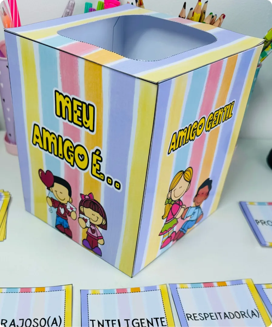 CAIXA "MEU AMIGO É..." DIA DO AMIGO — imagem 3