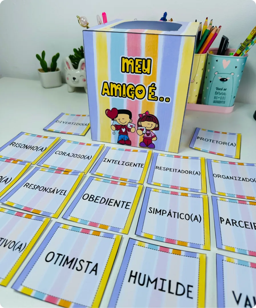 CAIXA "MEU AMIGO É..." DIA DO AMIGO — imagem 6