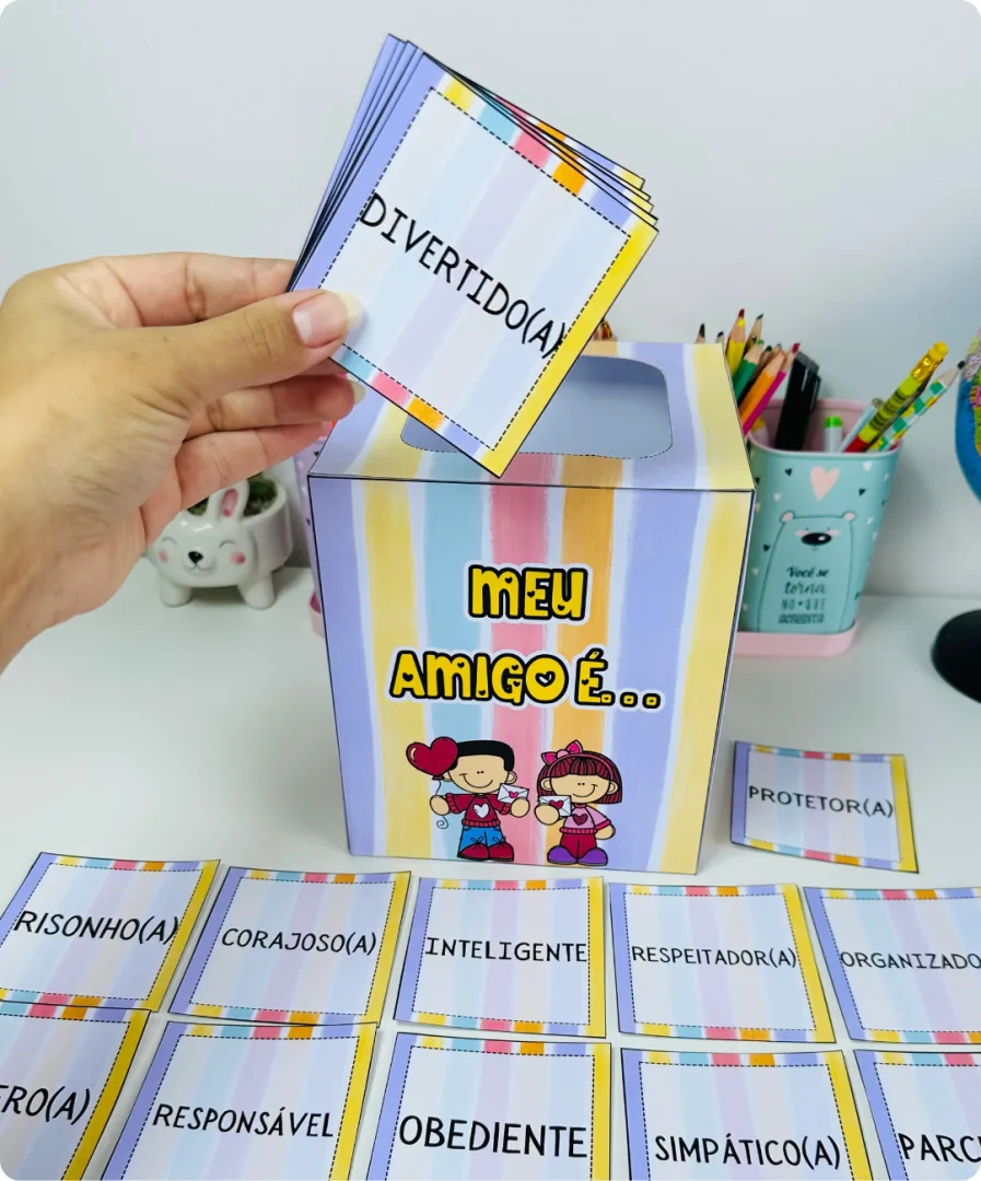 CAIXA "MEU AMIGO É..." DIA DO AMIGO — imagem 7